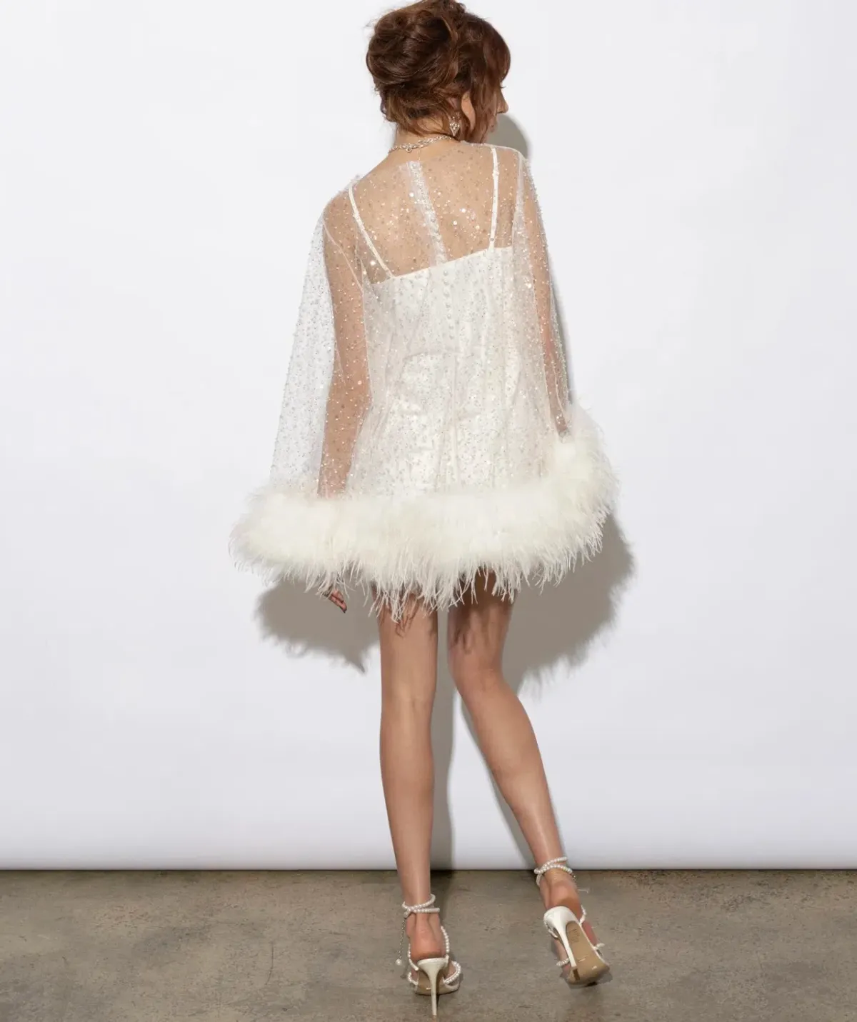 Mode & Affaire GiGi Feather Dress - Image 2