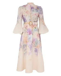 Zimmermann Dawning Buttoned Midi Multi Hydrangea Size AU 14 for rent on The Volte - image 3