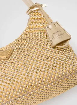 Prada Reedition Crystal Gold for rent on The Volte - image 2