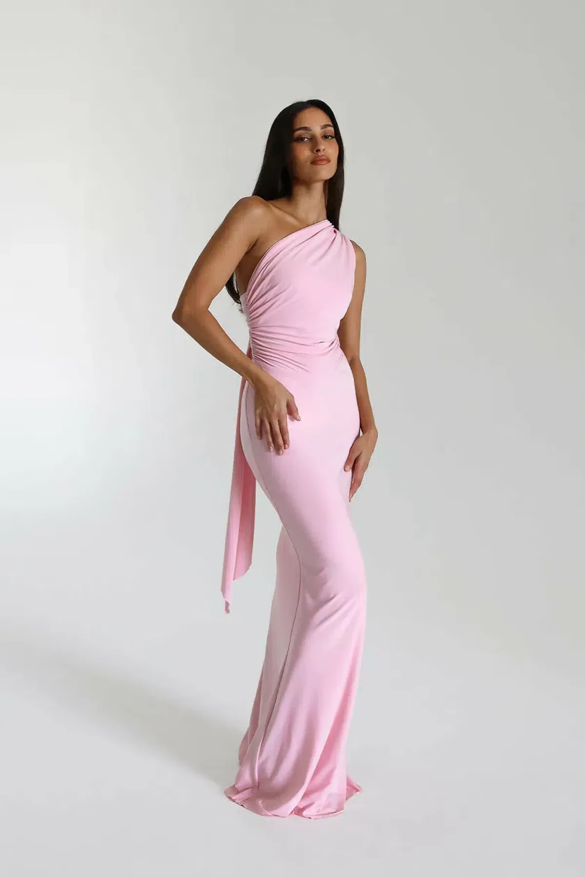 Natalie Rolt  Fabienne Maxi Gown Pink Size 2 / Size AU 10  - Image 1