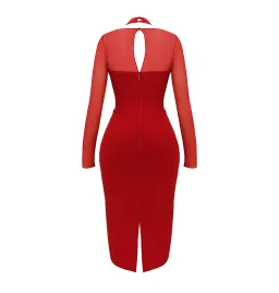 House of CB Yasmin Plunge Midi Dress Scarlet Size S/AU 8 for rent on The Volte - image 7