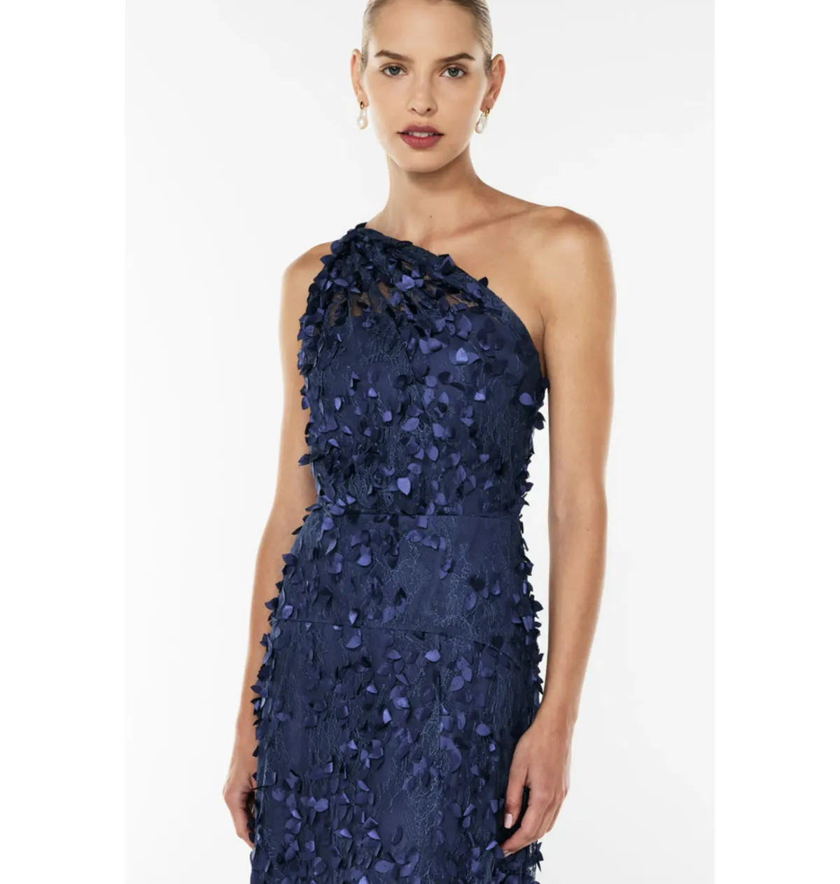 Manning Cartell Enchantment One Shoulder Dress in Royal Blue Size AU 14 - Image 3