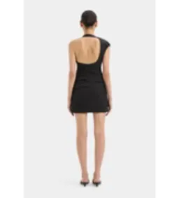 SIR The Label Azul Gathered Mini Dress in Black Size AU 8 for rent on The Volte - image 3