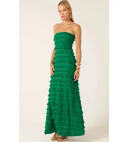 Sacha Drake Maddison Dress in Emerald Size 10 for rent on The Volte - image 2