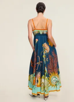 Alemais Dorian Midi Sundress Multi Size 10 for rent on The Volte - image 2