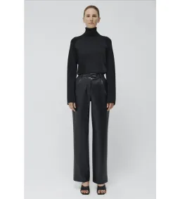 Simkhai Mateo Long Sleeve Turtleneck Top Black Size M/AU 12 for rent on The Volte - image 1