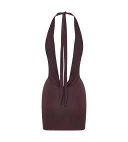 Saboa Bembé Mini Dress Espresso Size S/AU 8 for rent on The Volte - image 3