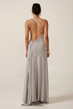 Ance Gria Gaia Maxi Dress Silver Grey Size S / AU 8 for rent on The Volte - image 3