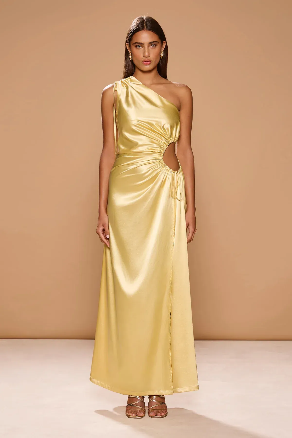 Sonya Moda Yellow Nour Dress Maxi Size 8 - Image 1