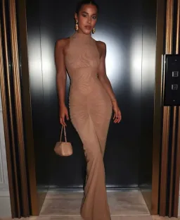 Effie Kats Parker skirt and bodysuit Set Dark Skin Size S/Au 8  for rent on The Volte - image 2