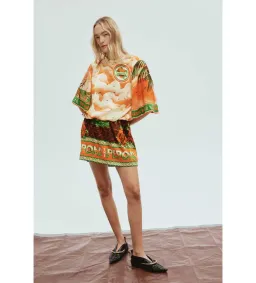 Alemais Bungalow Mini Dress In Multi In Size 8 for rent on The Volte - image 1