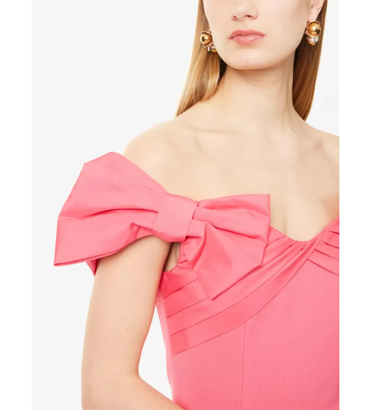 Rebecca Vallance Posey Off the Shoulder Stretch Crepe Mini Dress Size 8 - Image 3