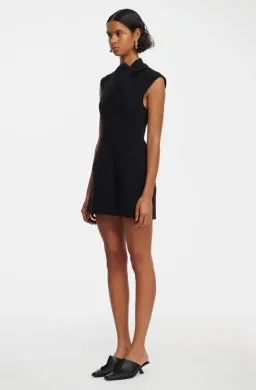 Acler Warfield Mini Dress Black Size 10 for rent on The Volte - image 2