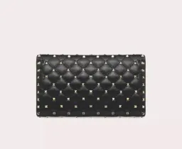Valentino Rockstud Spike Clutch in Black for rent on The Volte - image 3
