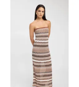 Kookai Eadie Maxi Dress in Brown Size 40/ AU 12 for rent on The Volte - image 2