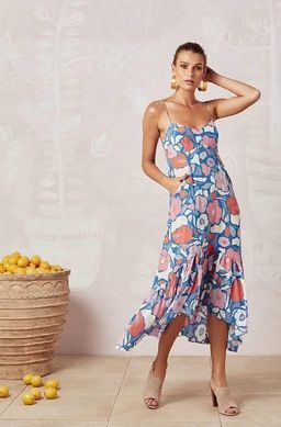 Mister Zimi Bellflower Winnie Silk Dress Size 10 for rent on The Volte - image 1