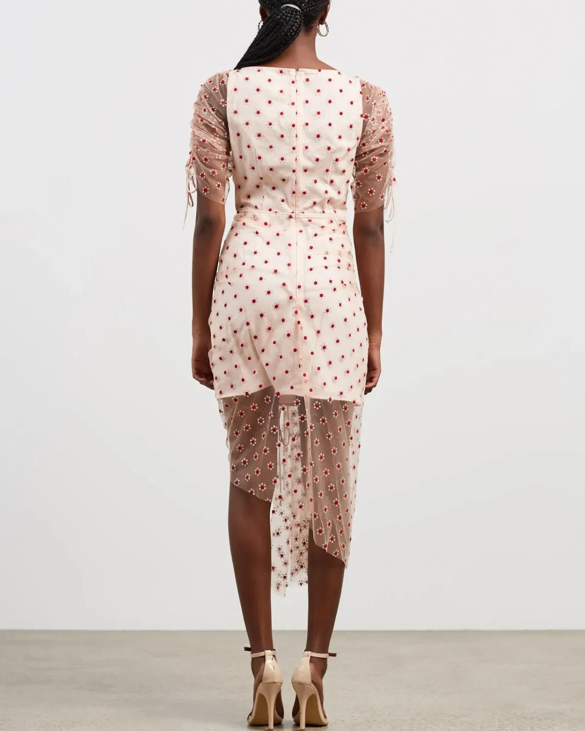 Alice McCall Stardust Mini Dress Blush Multi Size 8  - Image 3