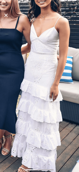 NICHOLAS White Broderie Dress Size 6 for rent on The Volte - image 5