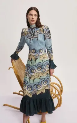 Alemais Madalena Midi Dress Size AU 12 for rent on The Volte - image 1