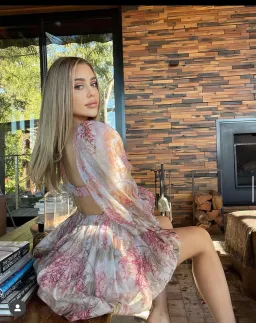 Zimmermann Botanica Bralette Mini Dress Print Size 8 for rent on The Volte - image 2