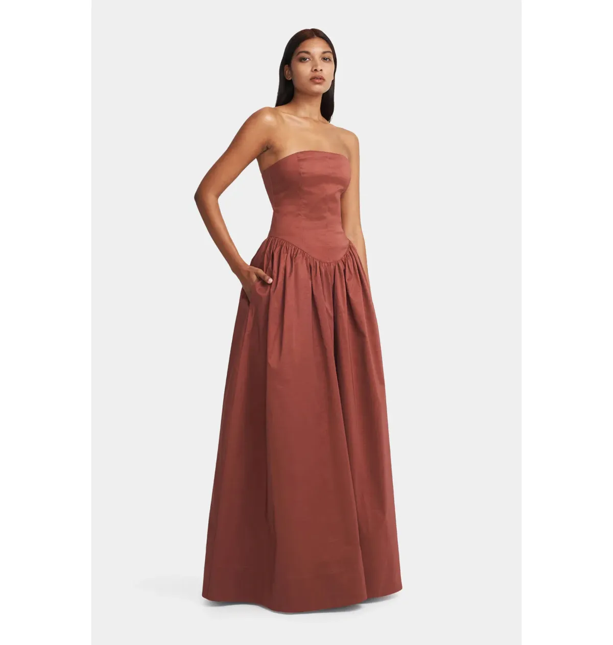Hansen & Gretel Audrey Gown Pinot Size S / AU 8 - Image 2