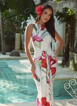 Sydney Lane Skye Wrap Maxi Dress Print Size S / AU 8 for rent on The Volte - image 5