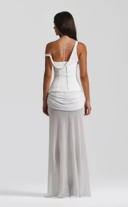 Natalie Rolt Cadence Gown Maxi With Corset White Size 8 for rent on The Volte - image 3