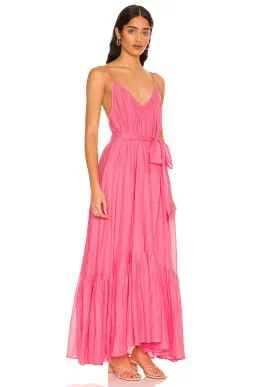Spell & The Gypsy Azalea Strappy Maxi Cotton Dress Pink Size M / AU 10 for rent on The Volte - image 2