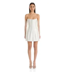 Eliya The Label Kayla Mini Dress White Size AU 10 for rent on The Volte - image 1