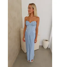 Cult Gaia Ashika Midi Gown Blue Size 6 for rent on The Volte - image 1