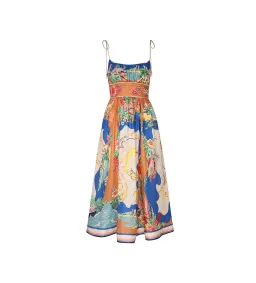 Zimmermann Alight Picnic Midi Dress Size 1 / AU 10 for rent on The Volte - image 1
