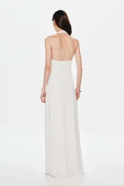 Misha Jennifer Cupro Maxi in White Size 6 for rent on The Volte - image 3