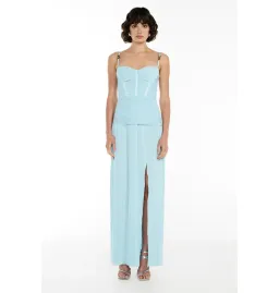 Manning Cartell Double Time Pleat Dress Acqua Spritz Size AU 6 for rent on The Volte - image 1