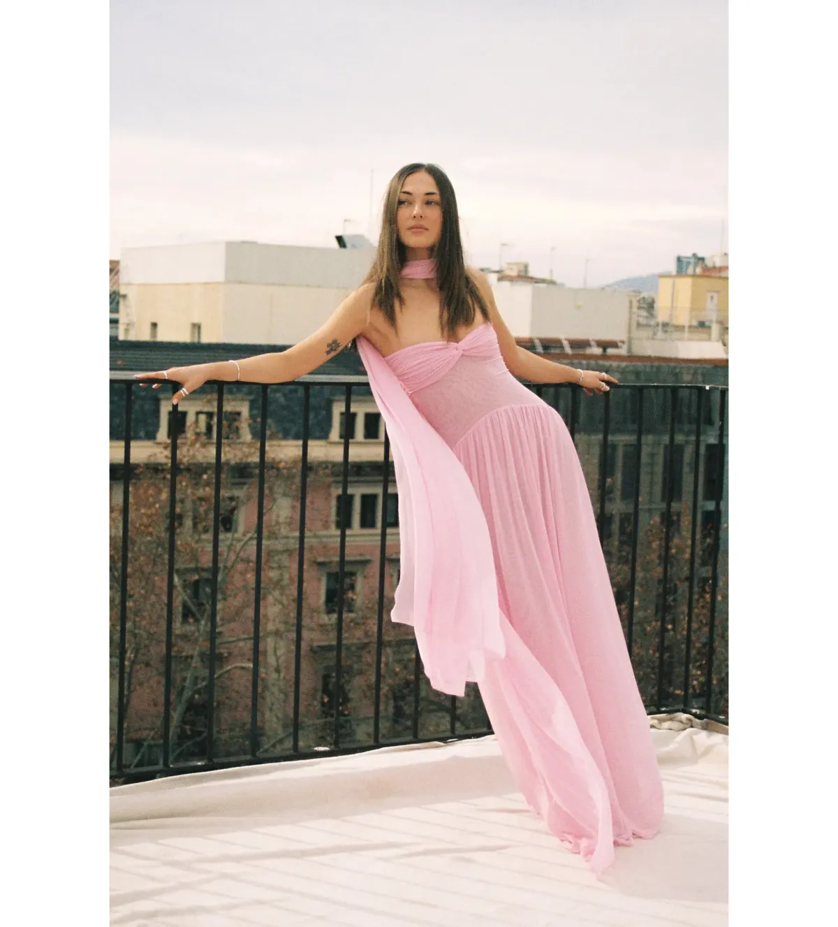 Raphaella Santana The Ophelia Dress Pink Size S/AU 8 - Image 1