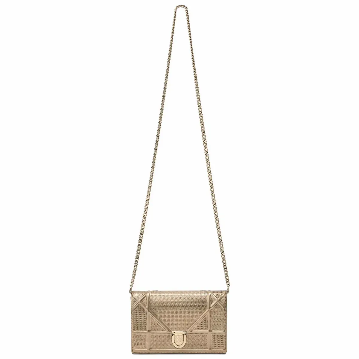 Dior Diorama Gold Bag - Image 4