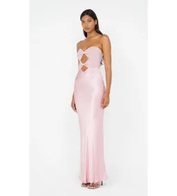 Bec & Bridge Halle Strapless Gown in Dusty Pink Size 10 for rent on The Volte - image 2