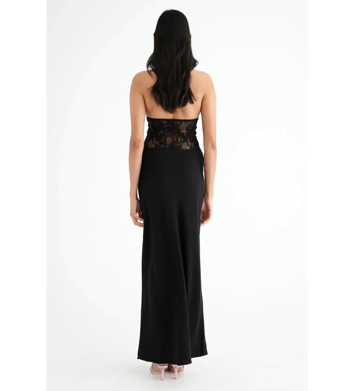 Benni Miko Maxi Dress in Black Size 8 - Image 3