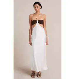 Bec and Bridge Nadia Cut Out Midi Dress White Size 8 for rent on The Volte - image 1