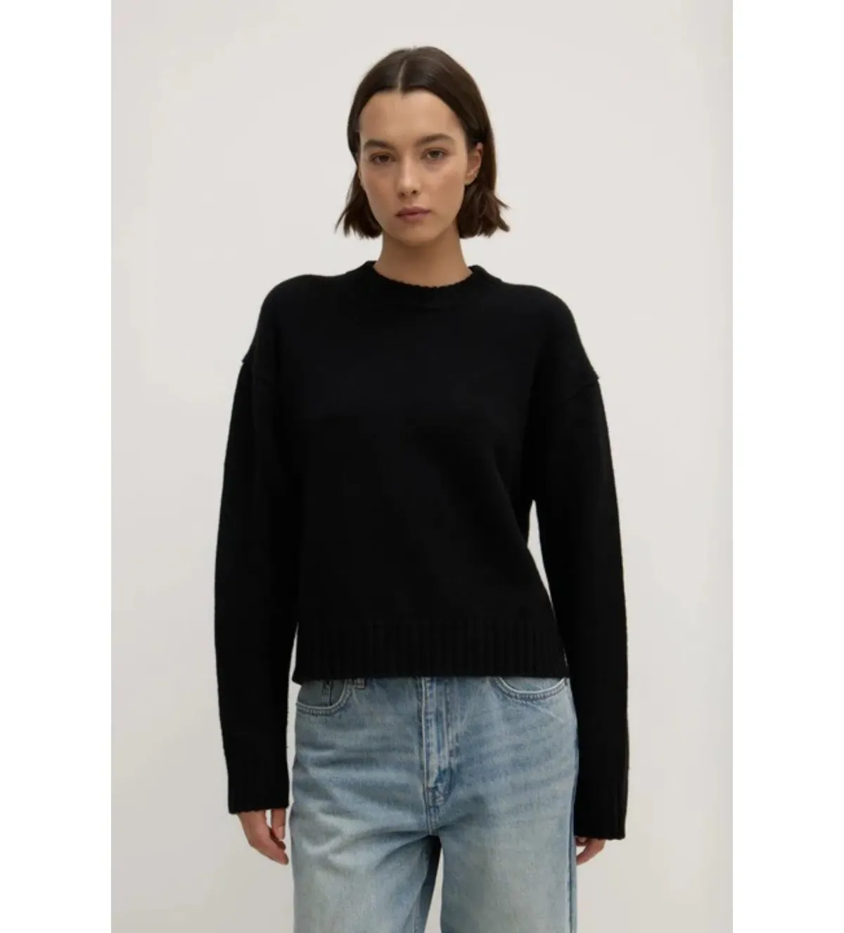 Assembly Label Beau Merino Wool Knit Black Size AU 8 - Image 1