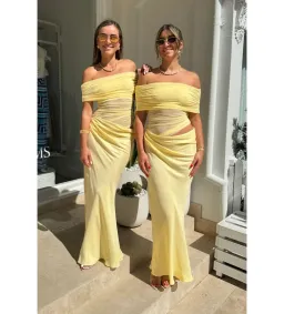 Benni Butter Nico Off  Shoulder Maxi Size AU 6 for rent on The Volte - image 2