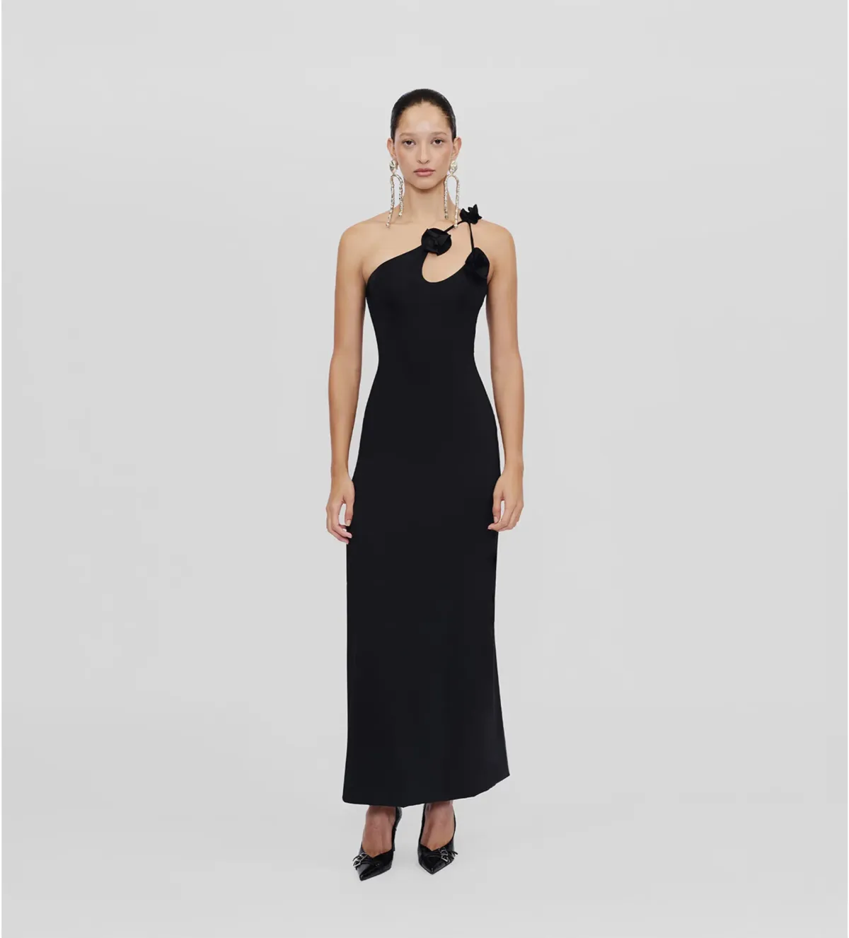 Maygel Coronel Celosia Dress in Black One Size - Image 1