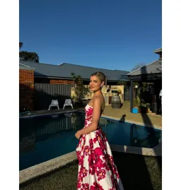 Aje Behold Maxi Dress Print Size 4 for rent on The Volte - image 2