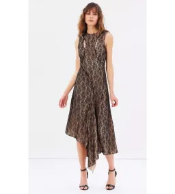 Talulah Isabel Cutout Lace Midi Dress Multi Size AU 12 for rent on The Volte - image 1