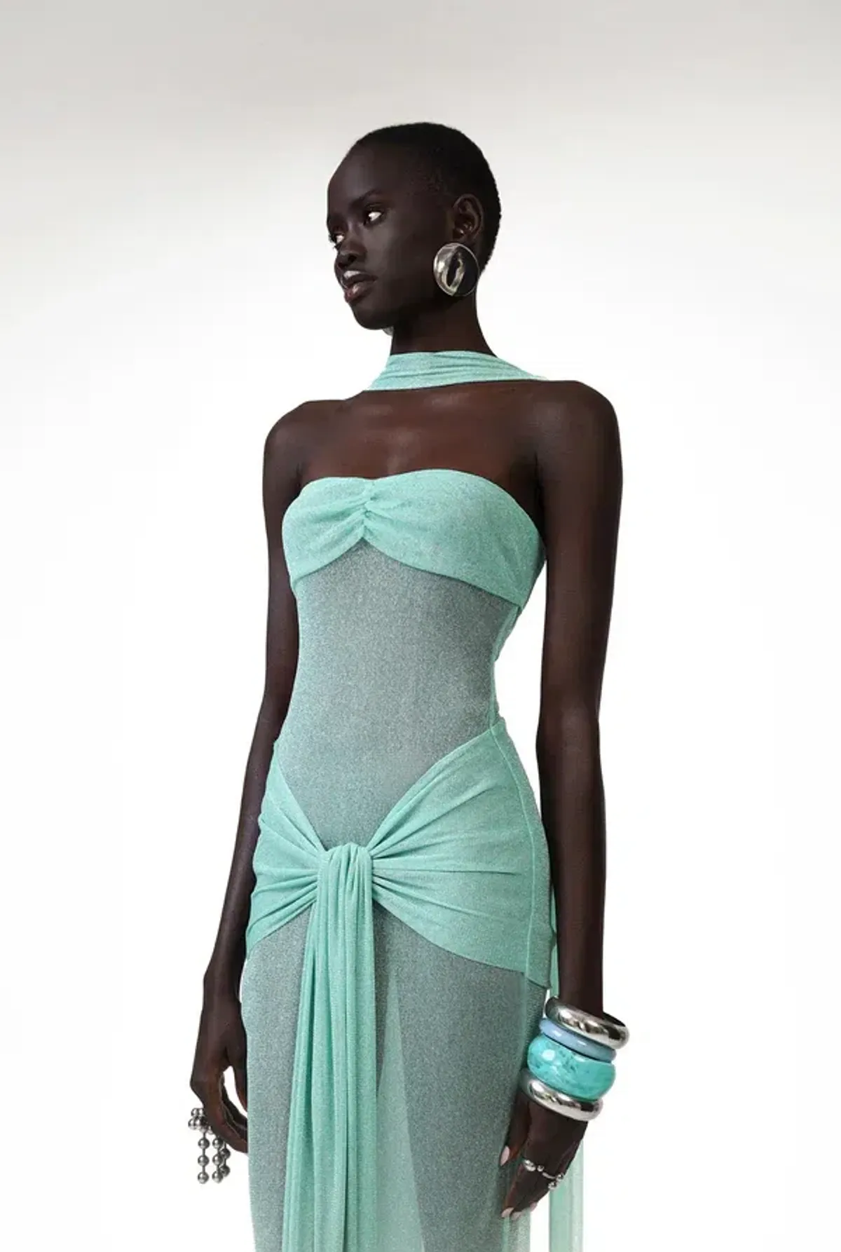 Khanums Kesca Dress in Mint Size S / AU 8 - Image 3