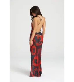 Sasha Therese Serene Maxi Dress Red Size AU 10 for rent on The Volte - image 3
