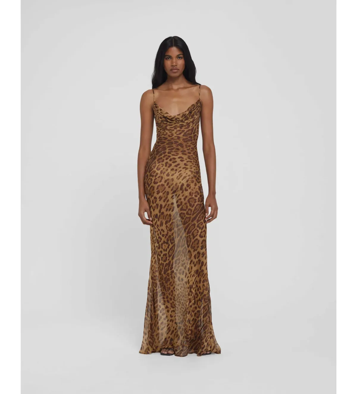 Rat & Boa Valentina Dress in Leopard Print Size XXS / AU4 - Image 1