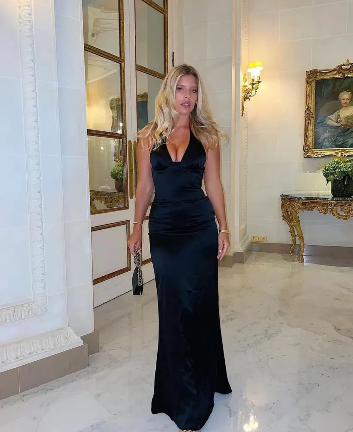 Natalie Rolt Ainsley Gown Black Size 1/AU 8 - Image 1