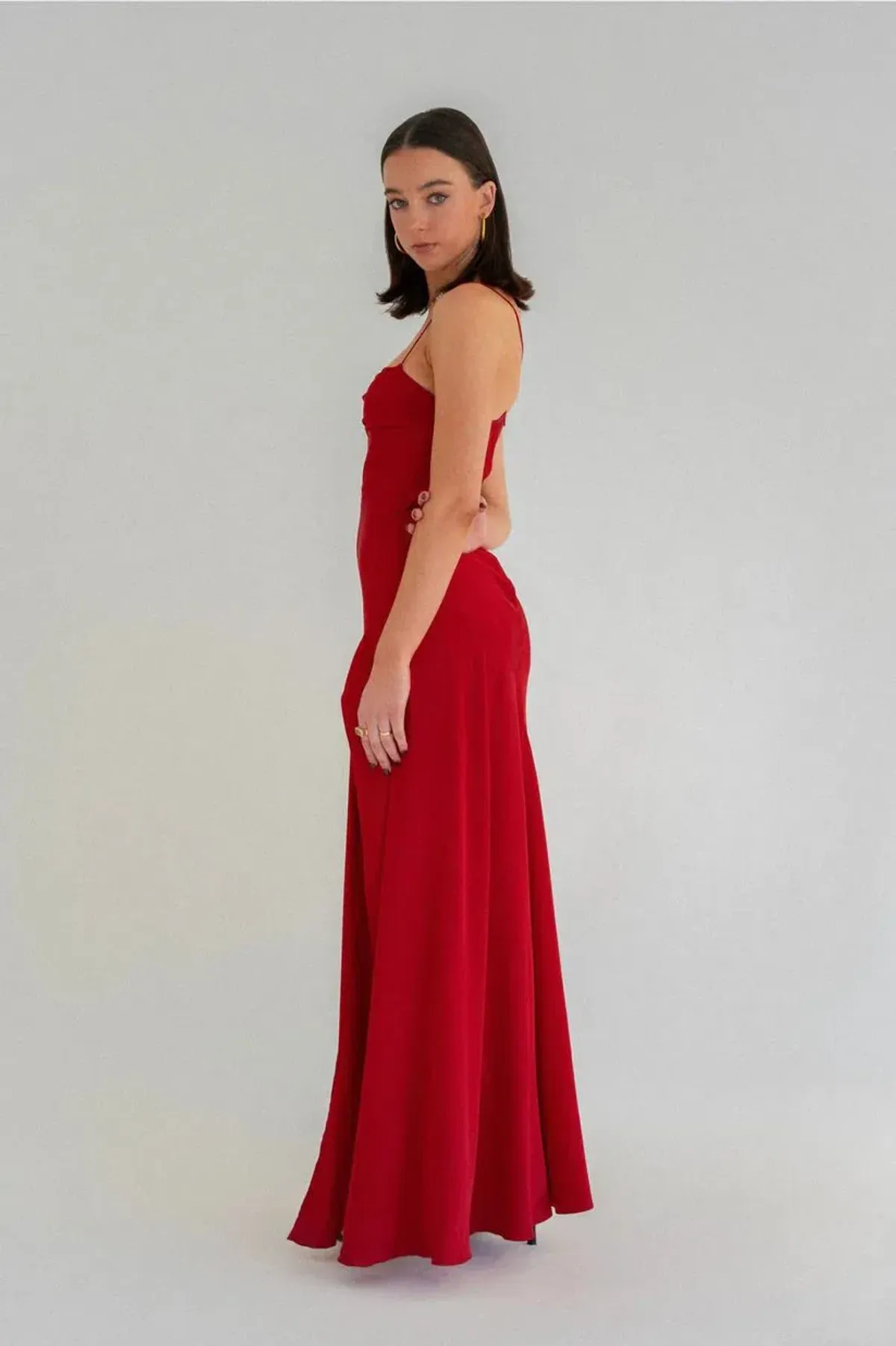 HNTR The Label Gaia Gown Wine Size L / AU 12 - Image 2