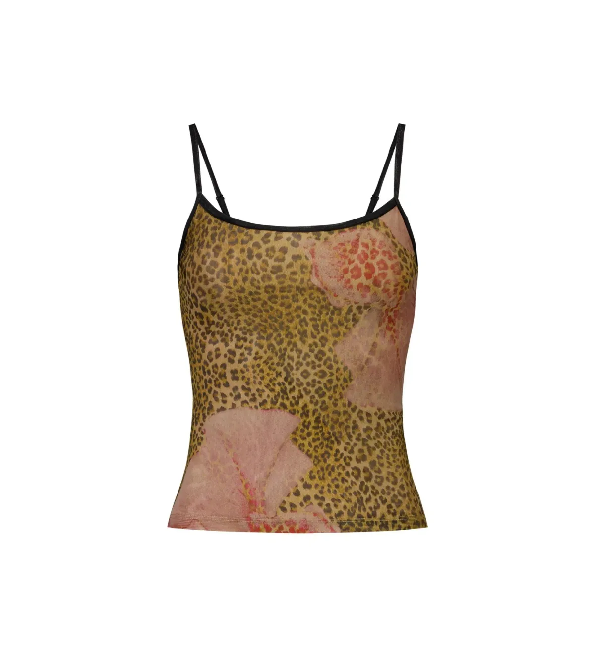 With Harper Lu Camisole and Midi Skirt Mesh Leopard Set Size S/AU 8 - Image 6