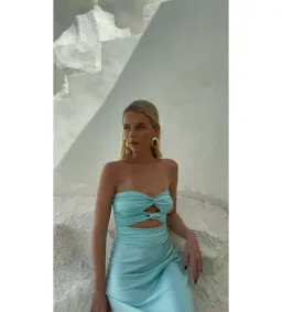 HNTR the label Inka Gown Aqua Size AU 8 for rent on The Volte - image 3